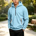 thumbnail image 5 of StSilkitty Hooded Sweatshirts for Kids Oversized Half Zip Long Sleeve Hoodies Fall Winter Fashion Warm Pullover Tops with Pockets, 5 of 9