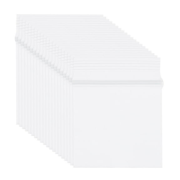 Uxcell 200Pcs Clear Plastic Bags 1" x 1" Zipper Resealable Lock Bags 2.4mil Small Reclosable Poly Bags for Small Business, Jewelry, Storage, Packaging