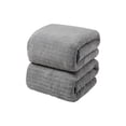 thumbnail image 2 of Yardvibe 2PC Bath Towel Sheets , 29.5"x13.8" Extra Large Soft Highly Absorbent & Quick Dry Towel, Skin-Friendly Durable Towels for Home, Hotel, Spa and Daily Bath Use (Gray), 2 of 8