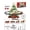 50 Pieces, variant on Train Sets-Electric Train Set for Boys, Christmas Train for Around The Tree with Light&Sound,Carriage&Train Track, Battery Operated Train Toys for Toddlers Kids 4-7