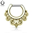 thumbnail image 4 of Tribal Clicker Body Jewelry 16G & 14G cartilage nipple septum, 4 of 6