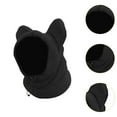 thumbnail image 6 of Stgfyxgs Pet Winter Ear Muffs Hat Windproof Ear Wrap Soft Warm for Dogs Pets Outdroor Black XL, 6 of 9