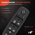 thumbnail image 3 of A-Premium Driver Side Master Power Window Switch Compatible with Chrysler 200 2017, Pacifica 2018-2021, Voyager 2020-2021, Without Folding Mirror, Replace# 68275252AC, 68275252AD, DWS2252, 3 of 6