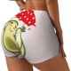 thumbnail image 1 of Fotbe Avocado Lovers Wearing Umbrella Shorts Sin Costuras – Shorts Deportivos de Cintura Alta para Mujer, Elásticos para Gimnasio, Yoga, Running o Ciclismo-Medium, 1 of 8