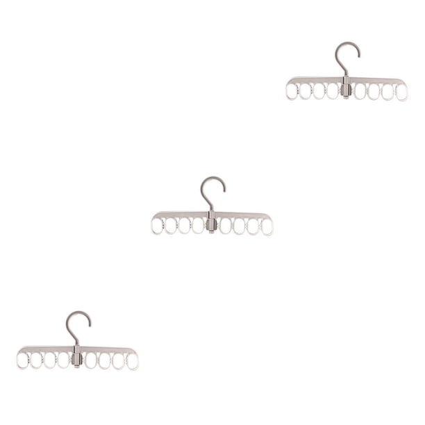 Inteprter Percha de ropa de plástico giratoria de 360 grados para pantalones y vestidos, gancho de secado para Hotel, dormitorio, armario, Type1 NO1