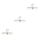 thumbnail image 1 of Inteprter Percha de ropa de plástico giratoria de 360 ​​grados para pantalones y vestidos, gancho de secado para Hotel, dormitorio, armario, Type1 NO1, 1 of 6