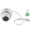 White, variant on YAHHU Dome AHD Coaxial Video Camera 4 in 1 1080P 24PCS Infrared LEDs IP66 Waterproof Zero Delay PAL System Security Home Surveillance Monitor (4.72 in / 12.0 cm)