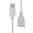 thumbnail image 3 of HLONK ESTONE USB cable New 28cm USB 2.0 A Male to A Female Extension Extender White Cable With Switch ON OFF Cable, 3 of 10