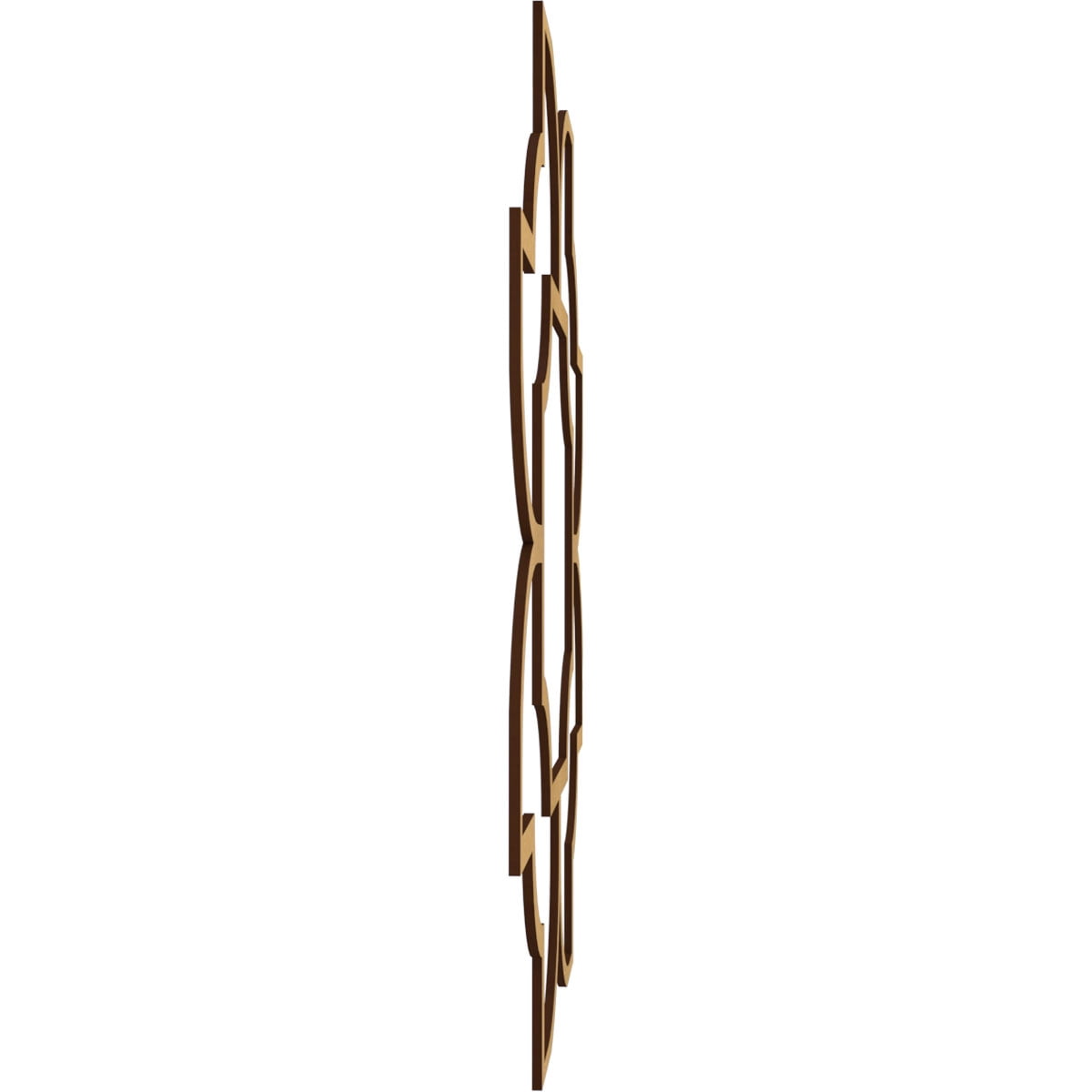 83"W x 83"H x 3/8"T King Size Anderson Decorative Fretwork Wood Ceiling Panels, Wood (Paint Grade)