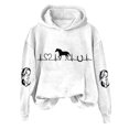 thumbnail image 4 of ZSQDM Womens Casual Long Sleeve Sweatshirt Crew Neck Cute Pullover Relaxed Fit Tops women's sweaters Sweatshirts for Women nylon hoodie Womens 2025 Women's Hoodless Sweatshirt（XL）, 4 of 5
