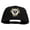 Black, variant on US Navy Circle Logo Embroidered 5 Panel Mesh Trucker Snapback Cap - Charcoal OSFM