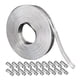 thumbnail image 2 of 1 Juego Abrazadera de Manguera Banda Ajustable de Acero Inoxidable 304 Kit de Abrazaderas con Sujetadores Banda Flexible para Tubos Instalación Fácil sin Herramientas Adecuado para Proyectos, 2 of 8