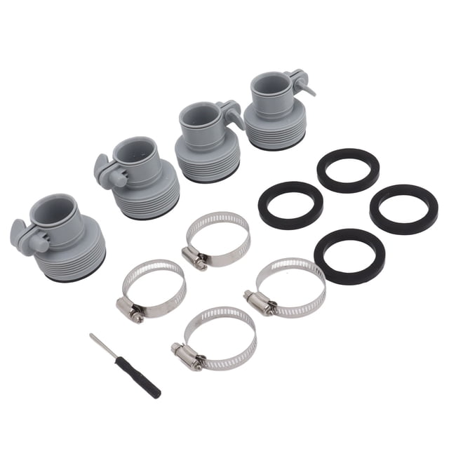 Adaptador de manguera tipo B,Adaptador de manguera tipo B Abrazadera para piscina tipo B Convertidor de accesorios Adaptador de manguera roscada para piscina Resultados impresionantes