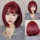 thumbnail image 1 of Peluca sintética marrón BoBo con flequillo para mujer, pelo corto recto Bob, Cosplay Natural, uso diario, resistente al calor, 1 of 4