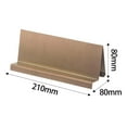 thumbnail image 6 of Wallet Display Stand Storage Shelf Versatile Practical Handbag Portable Purse Holder Cosmetic Display Racks for Wedding Party Apartment Cafe Brown, 6 of 8