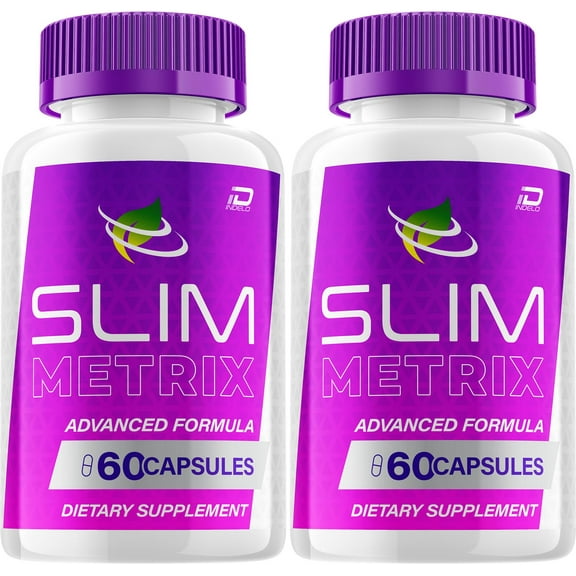 Slim Metrix Capsules – SlimMetrix Natural Ingredients Dietary Supplement, 2 Pack, 120 Capsules