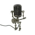 thumbnail image 1 of Table Lamps Walmart+ Week Aqestyerly Vintage Microphone Robot Table Lamp Home DeskTops Decoration, 1 of 2