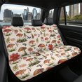 thumbnail image 4 of FUIALDOLG Mushroom Butterfly Floral Rear Bench Seat Covers with SUV Sedan, Comfortable Waterproof Stretch Back Seat Protectors (2 Pack), 4 of 4