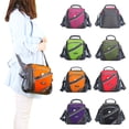 thumbnail image 2 of Mistaha Fashionable Unisex Waterproof Nylon Crossbody Bag with Colorful Splice Design and Multiple Pockets - Compact Outdoor Shoulder Bag in Lime Green Color, 2 of 6