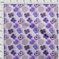 thumbnail image 3 of oneOone Polyester Spandex Purple Fabric Food Sewing Craft Projects Fabric Prints By Yard 56 Inch Wide, 3 of 3