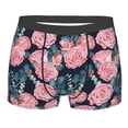 thumbnail image 4 of Goofa Rose Flowers Printed Men's Boxer Briefs Underwear, Moisture-Wicking Underwear, Trunk,Soft and Breathable Cotton Underwear-Medium, 4 of 9