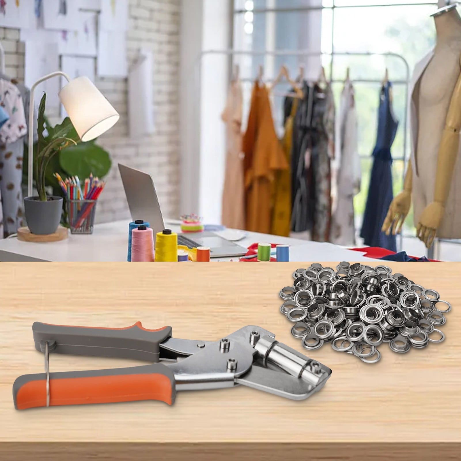 Repetitive Work Easy To Use Eyelet Pliers Easy To Use Grommet Hand Press Kit