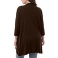 thumbnail image 4 of FchengtaiS Women's Long Sleeve Cardigan Lightweight Casual Open Front Cardigans Fall Trendy Loose Outerwear with Pockets, 4 of 6