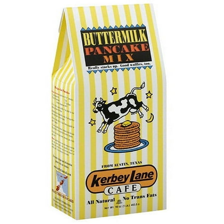 Kerbey Lane Cafe Buttermilk Pancake Mix, 16 oz, (Pack of 6)