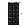 thumbnail image 5 of Dark Blue Celestial Body Pattern Shower Curtain 36"x72" ,Bathroom Decorative Shower Curtains Set with 12 Hooks,Modern Waterproof Washable Shower Curtain, 5 of 6