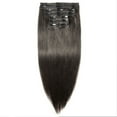 thumbnail image 4 of WREESH Ensemble de Mode pour Femmes Noir long Huit Pièces Pince Cheveux Cheveux Humains, 4 of 6