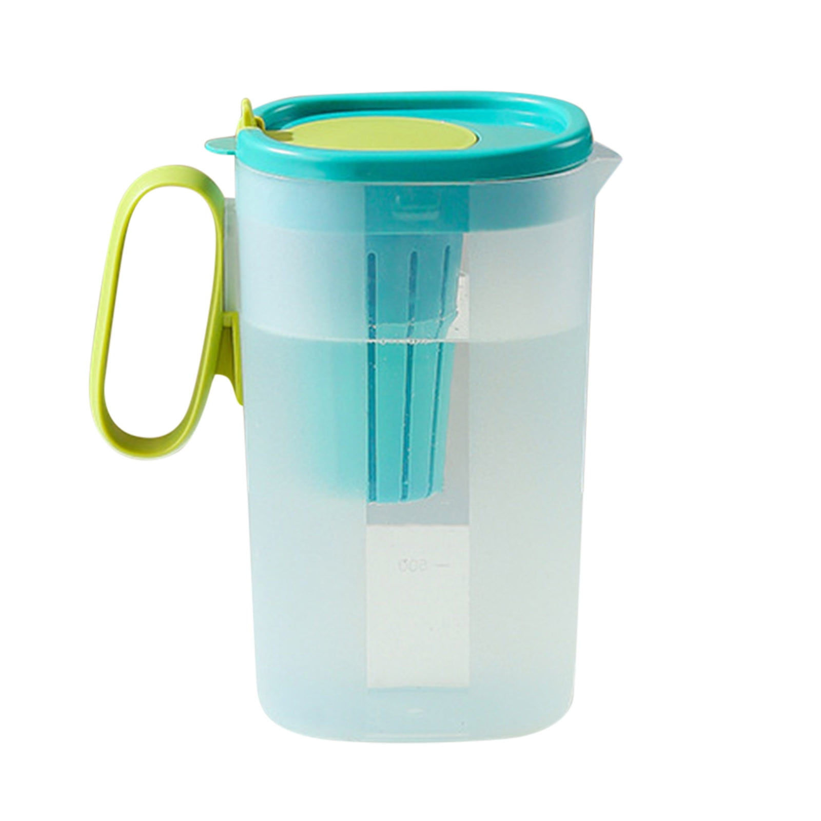 Glass Pitcher with Lid and Spout 50oz/ 1.5L, Hot/Cold Water Pitcher, Iced  Tea Pitcher for the Shelf of Fridge, Easy to Clean, High Borosilicate Glass  Pitcher for Lemonde, Juice and Milk