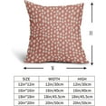 thumbnail image 5 of Coral Pink Cream Dots Pillow Covers 20x20 Set of 2 Boho Design Polka Dot Throw Pillows Modern Trendy Print Outdoor Decorative Pillowcase Square Linen Cushion Cases Decor for Sofa Couch Bed, 5 of 6