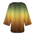 thumbnail image 3 of jjayotai Kimono Cardigans for Women, Dressy Solid 3/4 Sleeve Chiffon Open Front Lightweight Summer Fall Cardigan Sheer Beach Cover Up Yellow XXXL, 3 of 4