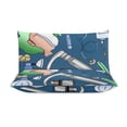 thumbnail image 3 of 3 Pcs Soft Bedding Set, Includes 1 Duvet Cover with Zipper And 2 Pillow Shams,Anesthesia Full(79"×90"), 3 of 8