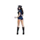 thumbnail image 3 of Uniforme de oficial de policía sexy negro, cosplay de Halloween para mujeres adultas, 3 of 3