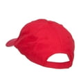 thumbnail image 3 of Tennis Game Set Match Embroidered Canvas Cap - Red White OSFM, 3 of 5