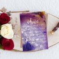 thumbnail image 4 of Koyal Wholesale Purple Agate Wedding Advice & Well Wishes Guest Book Cards for Bride and Groom, 56 Pack, 4 of 5