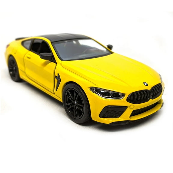 5" Die-cast: BMW M8 Competition Coupe (Yellow) 1/38 Scale