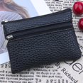 thumbnail image 2 of Women Men Leather Wallet Multi Functional Zipper Leather Coin Purse Card Wallet, 2 of 3