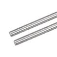 thumbnail image 1 of Fully Threaded Rod M10 x 150mm 1.5mm Thread Pitch 304 Stainless Steel Right Hand Threaded Rods Bar Studs 2 Pack, 1 of 7