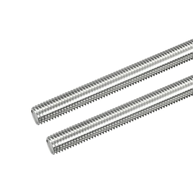 Fully Threaded Rod M10 x 150mm 1.5mm Thread Pitch 304 Stainless Steel Right Hand Threaded Rods Bar Studs 2 Pack