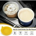 thumbnail image 5 of ThrottleT-Car Cup Holder Coaster, Silicone Cup Holder Insert, Universal Non-Slip Cup Holders, Car Accessories Interior for Women and Man 4 Pack Yellow, 5 of 12