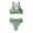 Mint Green, variant on MSJUHEG High Waisted Swimsuits for Women,2 Piece Bikini Sets,Tie Bikini Sets for Women,Strapless Swimsuits for Women,Summer Swimsuit,Womens Bikini,Sporty Bikini Sets for Women Black L