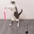 thumbnail image 4 of 6Pcs Cute Cat Toy Cat Kitten Interactive Toy Indoor Wooden Ball Caterpillar, 4 of 5