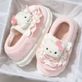 thumbnail image 3 of Zapatos cálidos de Hello Kitty Kuromi Melody para mujer, zapatillas de dibujos animados KT, Cosplay de Anime1119, 3 of 3