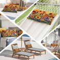 thumbnail image 5 of Colorful Flowers King Size Pillow Cover, Pillowcase Protectors with Zipper, Breathable Decorative Throw Pillow Case Cover, Farmhouse Sunflower Daisy Pillow Shams for Couch Sofa 20x36Inch, 5 of 8