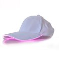thumbnail image 1 of Sombrero de béisbol luminoso LED para hombre y mujer, gorra de béisbol con visera, Color sólido, para fiesta de navidad, 1 of 4