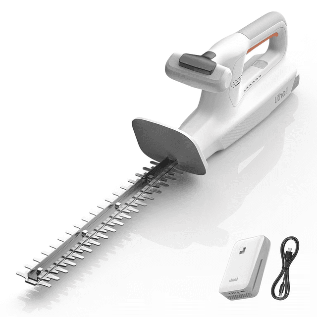 Litheli Taille-Haies Électrique Sans Fil 20V 16 Pieds', avec Batterie Portable 2,5ah, pour la Coupe de Buissons et d'Arbustes, l'Élimination, la Taille