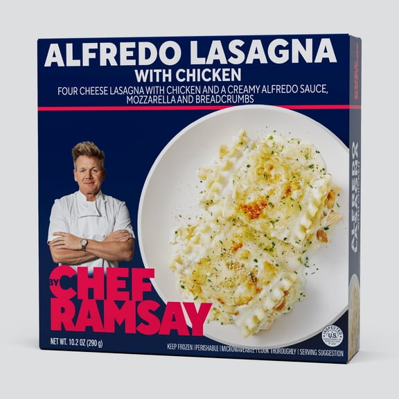 By Chef Ramsay Alfredo Lasagna with Chicken, 10.2 oz (Frozen)