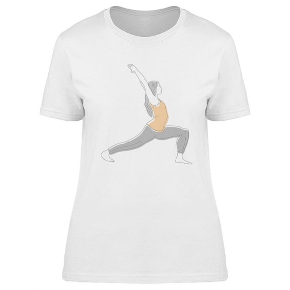 Warrior 1 Pose T-Shirt Women -Image by Shutterstock, Female Medium